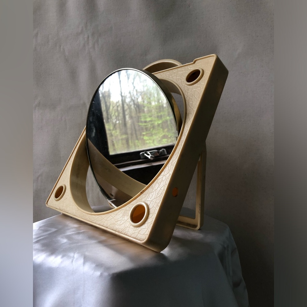 Vintage Rare Femme-Lite Swinger Mirror